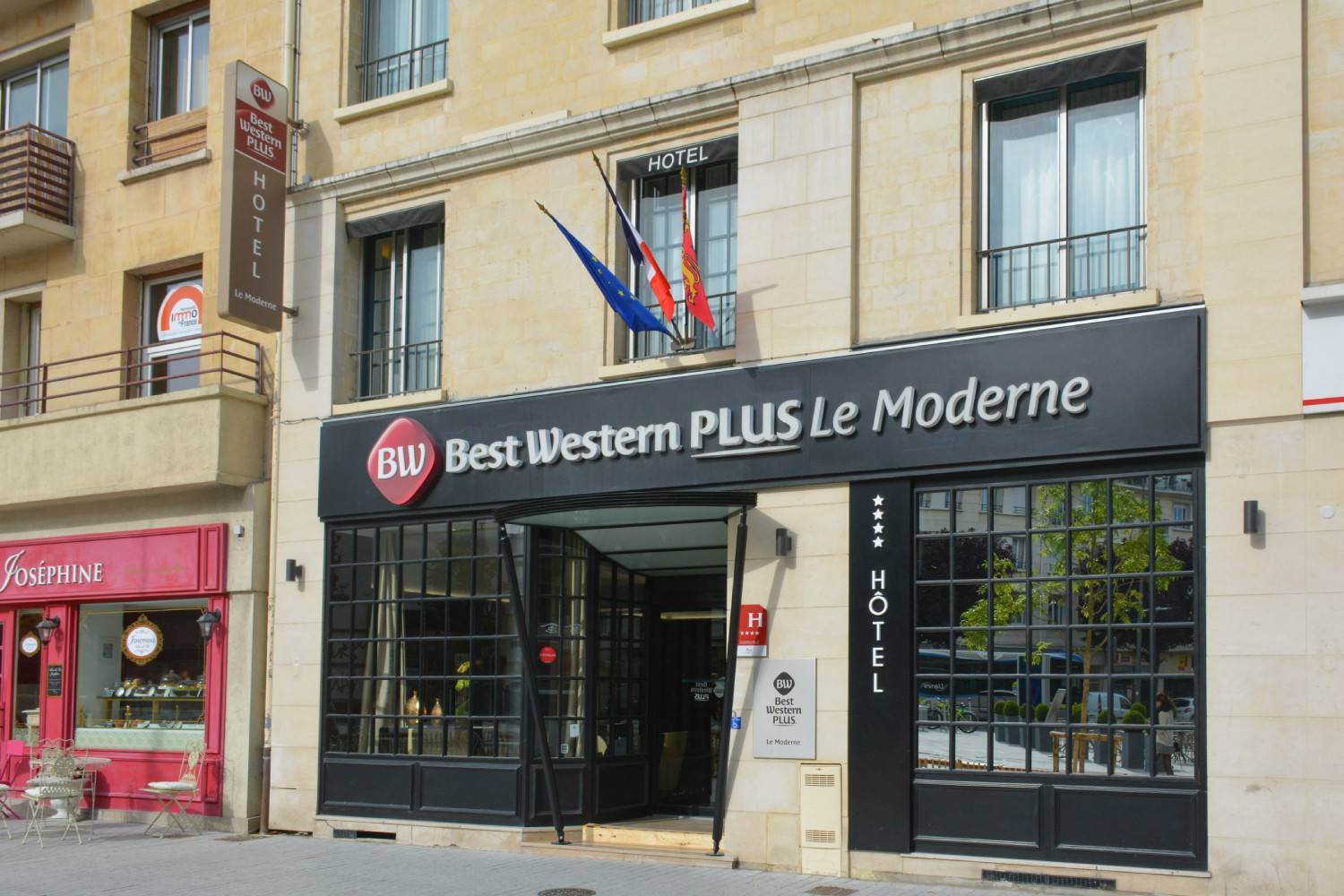 Façade de l'hôtel | Best Western Plus Le Moderne, hôtel dans le centre de Caen