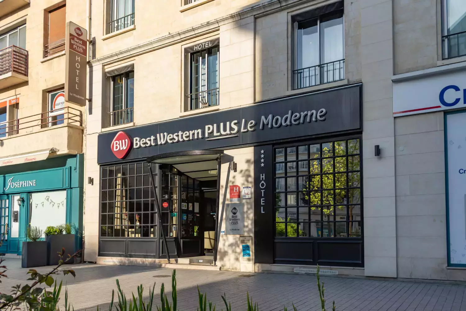 Façade de l'hôtel | Best Western Plus Le Moderne, hôtel à Caen